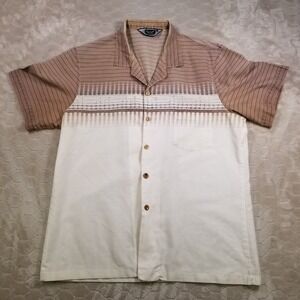 VTG 60s 70s Triumph California Short‎ Sleeve Button Up Shirt Sz Lg See Pics